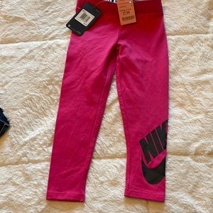 Girls pink Nike leggings